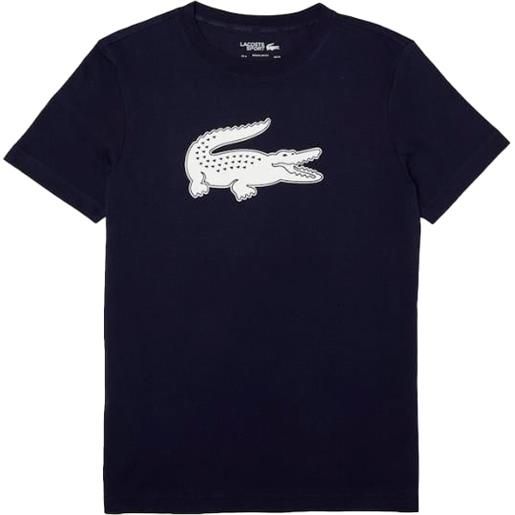 Lacoste maglietta Lacoste sport blu marino logo bianco