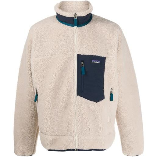 Patagonia giacca con zip - toni neutri