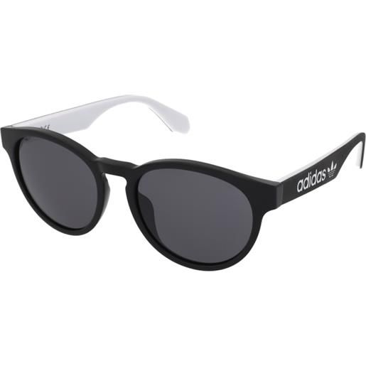 Adidas or0025 01a | occhiali da sole sportivi | unisex | plastica | tondi | nero | adrialenti