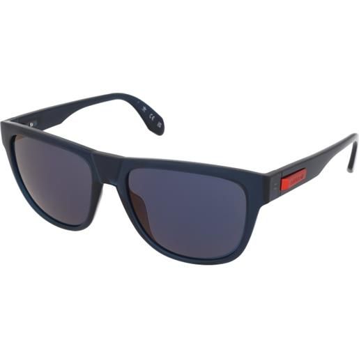Adidas or0035 90x | occhiali da sole sportivi | unisex | plastica | quadrati | blu | adrialenti