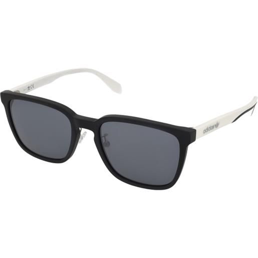Adidas or0043-h 02c | occhiali da sole sportivi | unisex | plastica | rettangolari | nero | adrialenti
