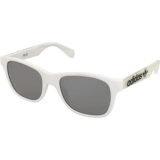 Adidas or0060 21c | occhiali da sole sportivi | prova online | unisex | plastica | quadrati | bianco | adrialenti