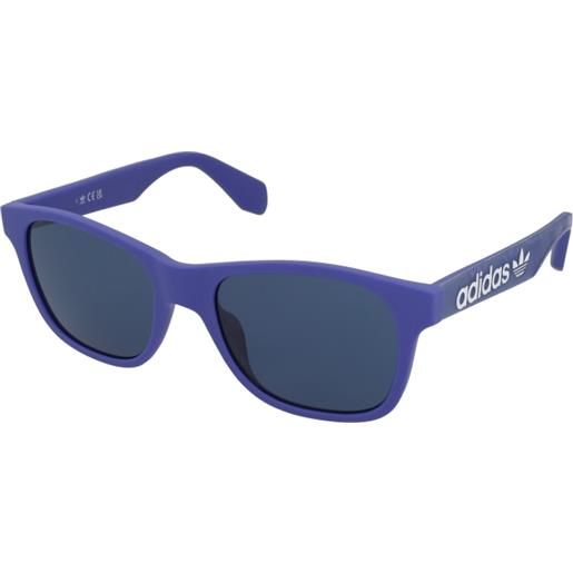 Adidas or0060 92x | occhiali da sole sportivi | prova online | unisex | plastica | quadrati | blu | adrialenti