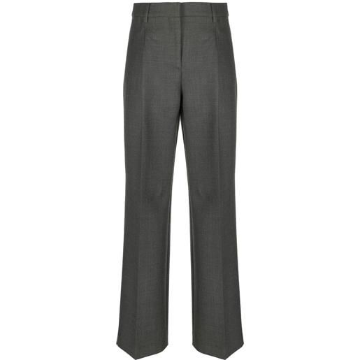 Burberry pantaloni sartoriali dritti - grigio