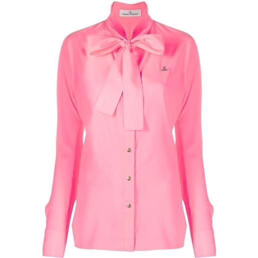 Vivienne Westwood camicia con maniche lunghe - rosa
