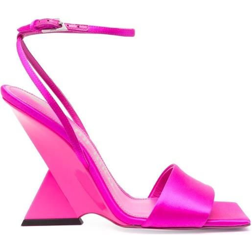 The Attico sandali a punta aperta con tacco largo - rosa