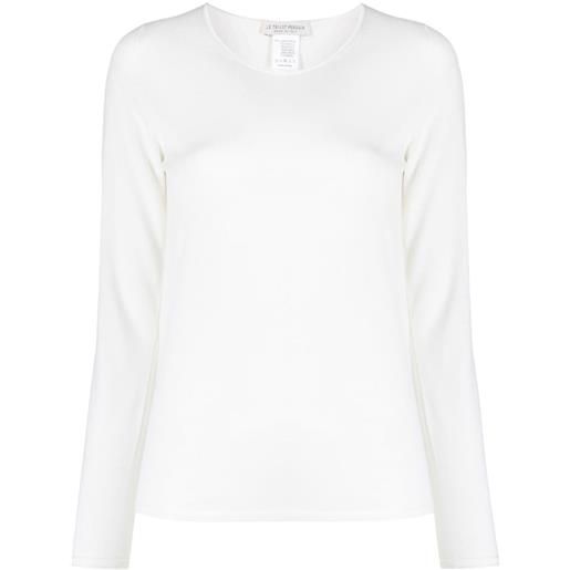 Le Tricot Perugia maglione girocollo - bianco