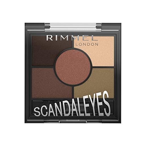Rimmel London scandaleyes 5 pan palette eyeshadow - 002 brixton brown