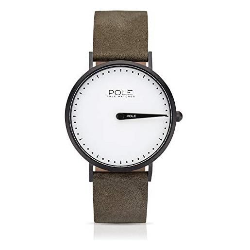 POLE watches orologio da polso analogico monolancetta di quarzo da uomo (everest)