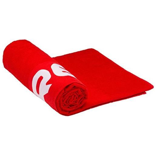 Cressi beach sport towel, telo mare asciugamano sport di alta qualità, 180 x 80 cm, rosso
