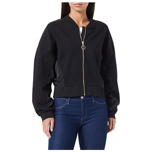 Sisley giacca 322wl5008 maglia di tuta, black 100, m donna
