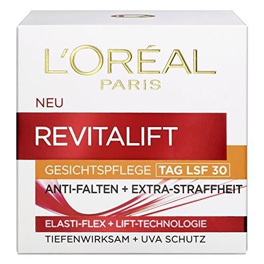 L'Oréal Paris l' oreal paris crema viso revitalift anti rughe idratante con fattore di protezione solare uv protezione spf 30 50 ml