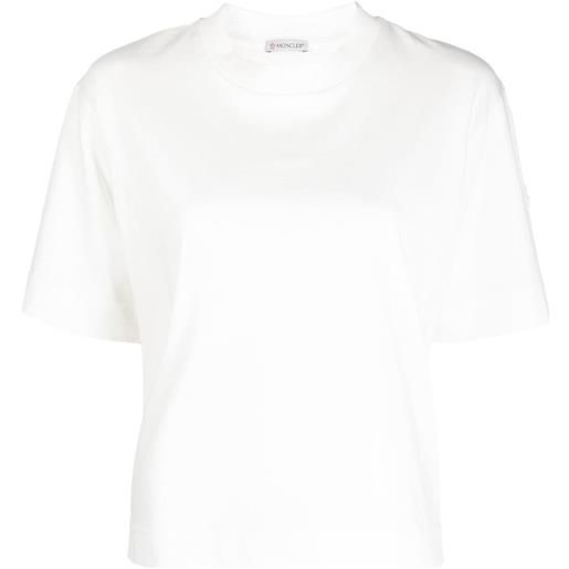 Moncler t-shirt squadrata - bianco
