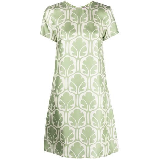 La DoubleJ abito swing corto - verde
