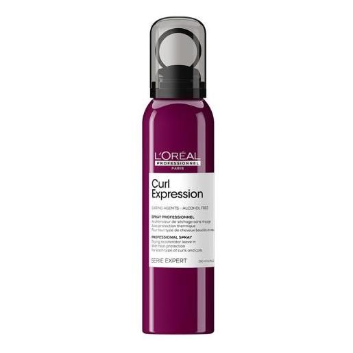 L'Oréal Professionnel curl expression professional spray spray per accelerare l'asciugatura dei capelli ricci e mossi 150 ml