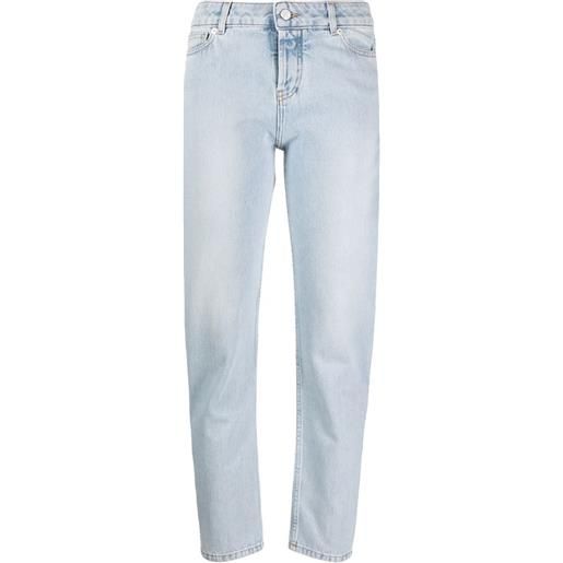 Alexandre Vauthier jeans slim dritti - blu