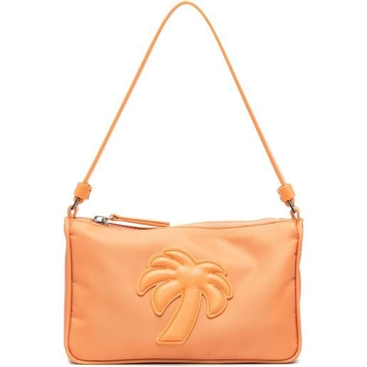 Palm Angels borsa a spalla con logo - arancione