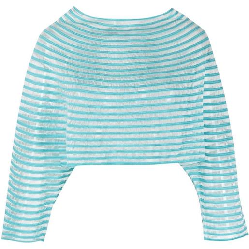 Emporio Armani maglione a righe - blu