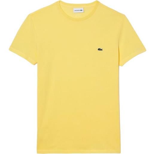 LACOSTE - t-shirt giallo