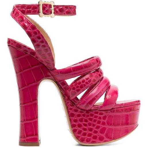 Vivienne Westwood sandali con plateau 150mm - rosa
