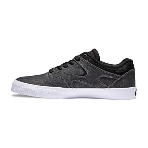 DC Shoes kalis vulc, scarpe da ginnastica uomo, black/grey/grey, 41 eu
