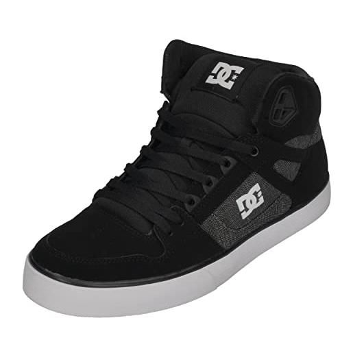DC Shoes pure se, scarpe da ginnastica uomo, nero/grigio/rosso, 43 eu