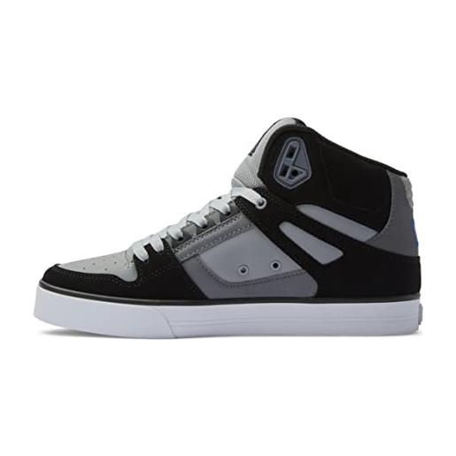 DC Shoes pure se, scarpe da ginnastica uomo, black white armor, 53.5 eu