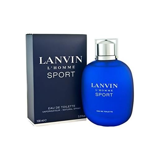 Lanvin l' homme sport uomo edt/profumo (ridotto) 100 ml con sacchetto regalo