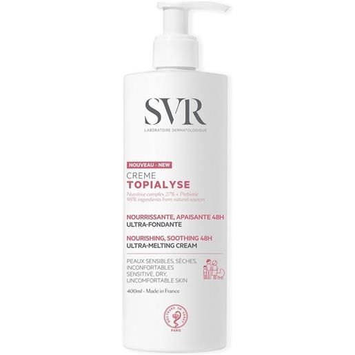 SVR topialyse - crème crema nutriente per pelle secca e sensibile, 400ml