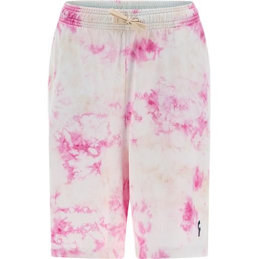 Freddy pantaloncini in french terry con stampa tye-die all over