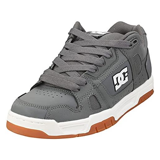 DC Shoes stag, scarpe da ginnastica uomo, nero arancio, 47 eu
