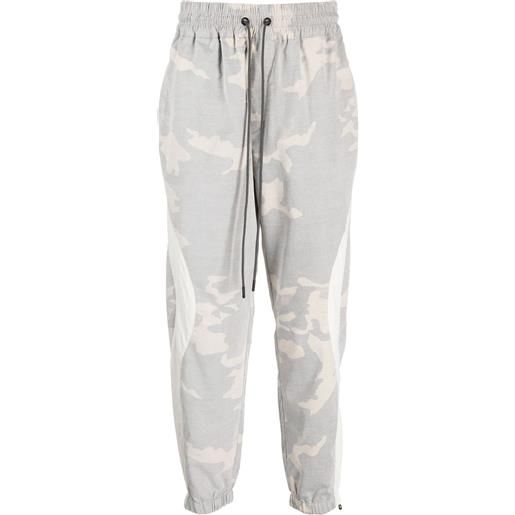Mostly Heard Rarely Seen pantaloni sportivi con stampa camouflage - grigio