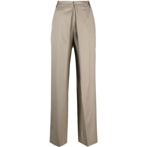 Low Classic pantaloni sartoriali con pieghe - grigio