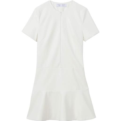 Proenza Schouler White Label abito corto in finta pelle - bianco