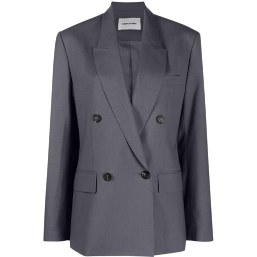 Low Classic blazer doppiopetto - grigio