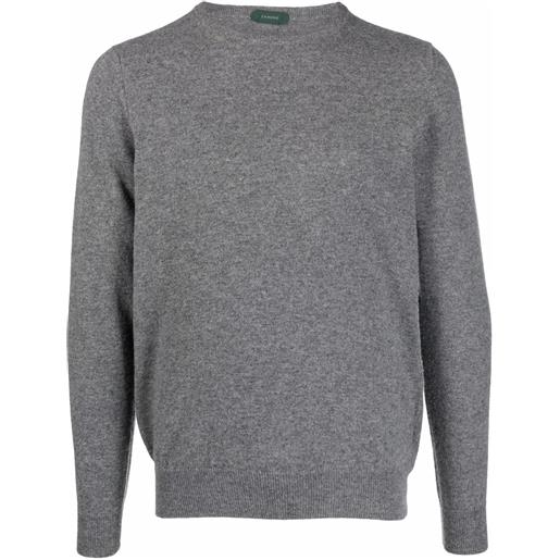 Zanone maglione girocollo - grigio