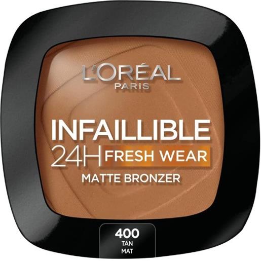 L'Oreal Paris infaillible 24h fresh wear matte bronzer - terra abbronzante n. 400 tan