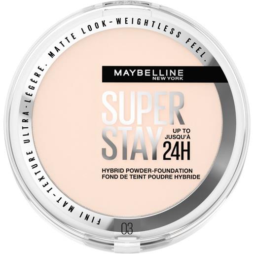 Maybelline make-up in cipria super. Stay 24h (hybrid powder-foundation) 9 g 21