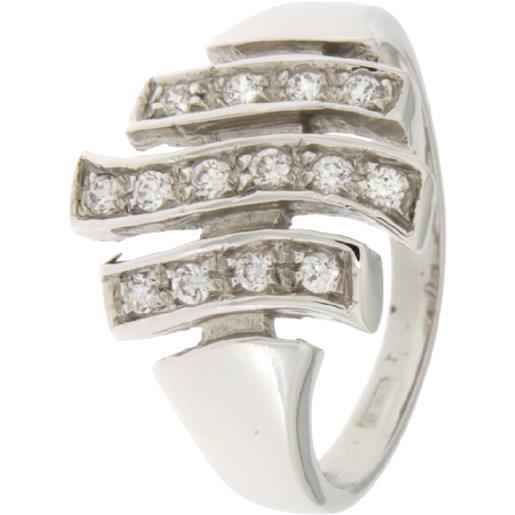 Gioielleria Lucchese Oro anello donna oro bianco gl100911