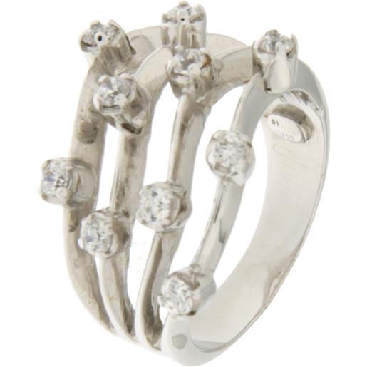 Gioielleria Lucchese Oro anello donna oro bianco gl100913