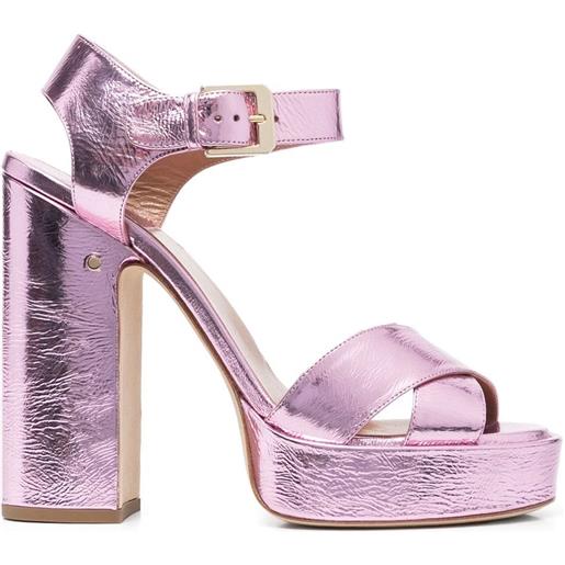 Laurence Dacade sandali blade metallizzati 125mm - rosa