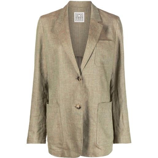 TOTEME blazer monopetto - verde