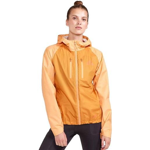 Craft pro trail 2l light jacket arancione m donna