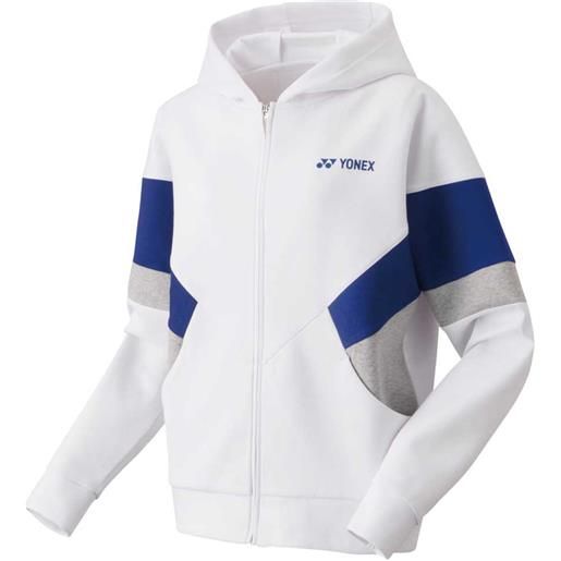 Yonex tour full zip sweatshirt bianco xs donna