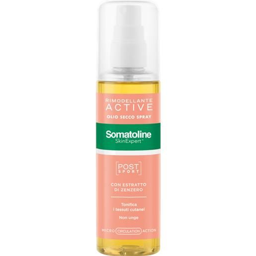 Somatoline skin expert rimodellante active olio spray post sport 125 ml