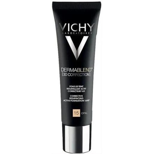 Vichy dermablend 3d fondotinta coprente per pelle grassa con imperfezioni tonalità 15 30ml vichy