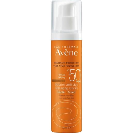 Avene eau thermale Avene trattamento anti-età protezione solare colorata viso spf50+ 50ml Avene
