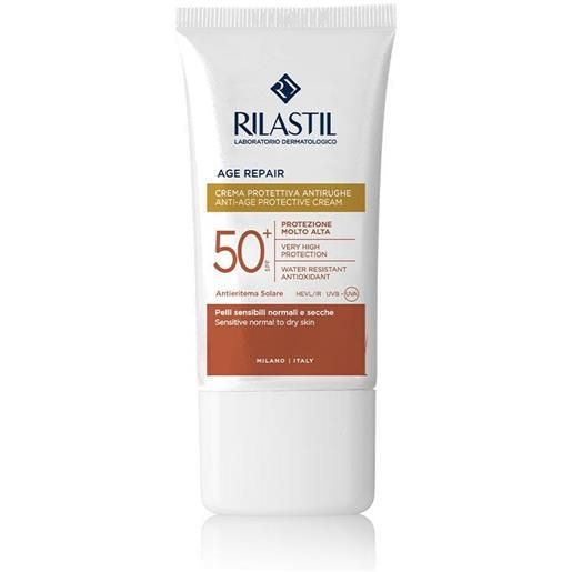 Rilastil age repair crema protettiva antirughe solare spf 50+ viso 40ml Rilastil