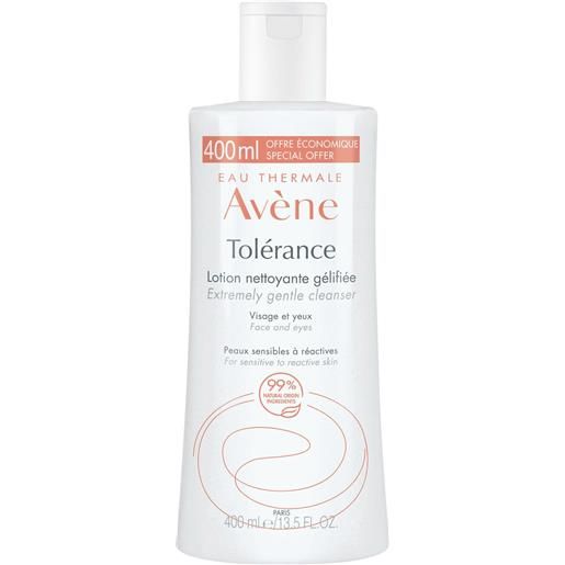 Avene tolerance lozione detergente in gel viso e occhi pelli sensibili reattive 400ml Avene