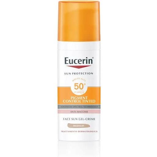 Eucerin pigment control gel crema spf50+ colorata tonalità medium 50ml Eucerin